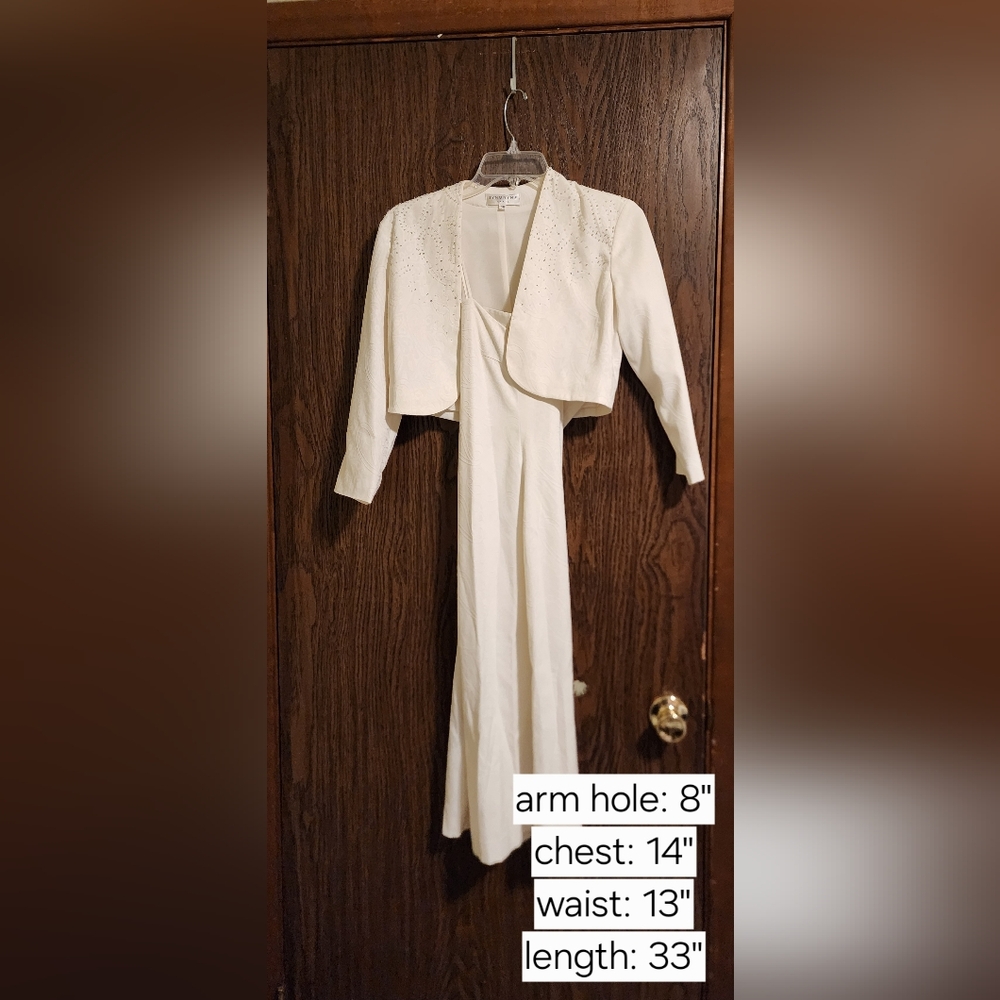 Synonyme Paris Vintage Blazer Dress Set Bridal Shower Rehearsal Dinner